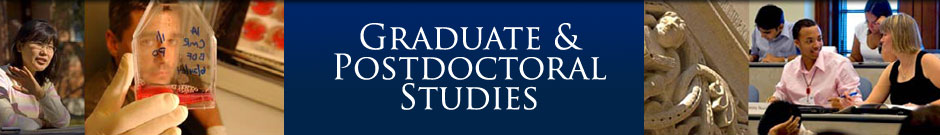 Graduate & Postdoctoral Studies